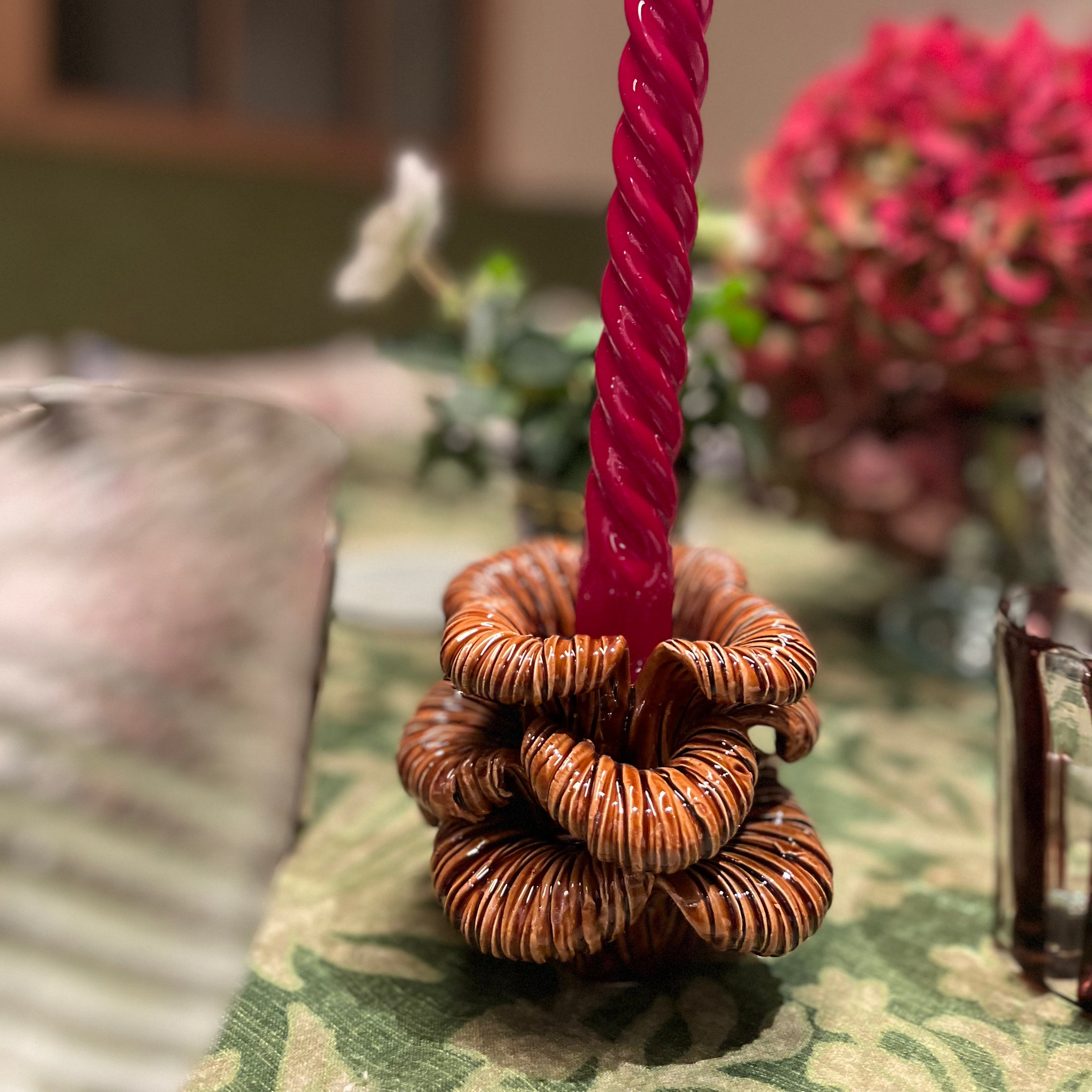 MINI BOUGEOIR FOLIES BERGERES - COGNAC