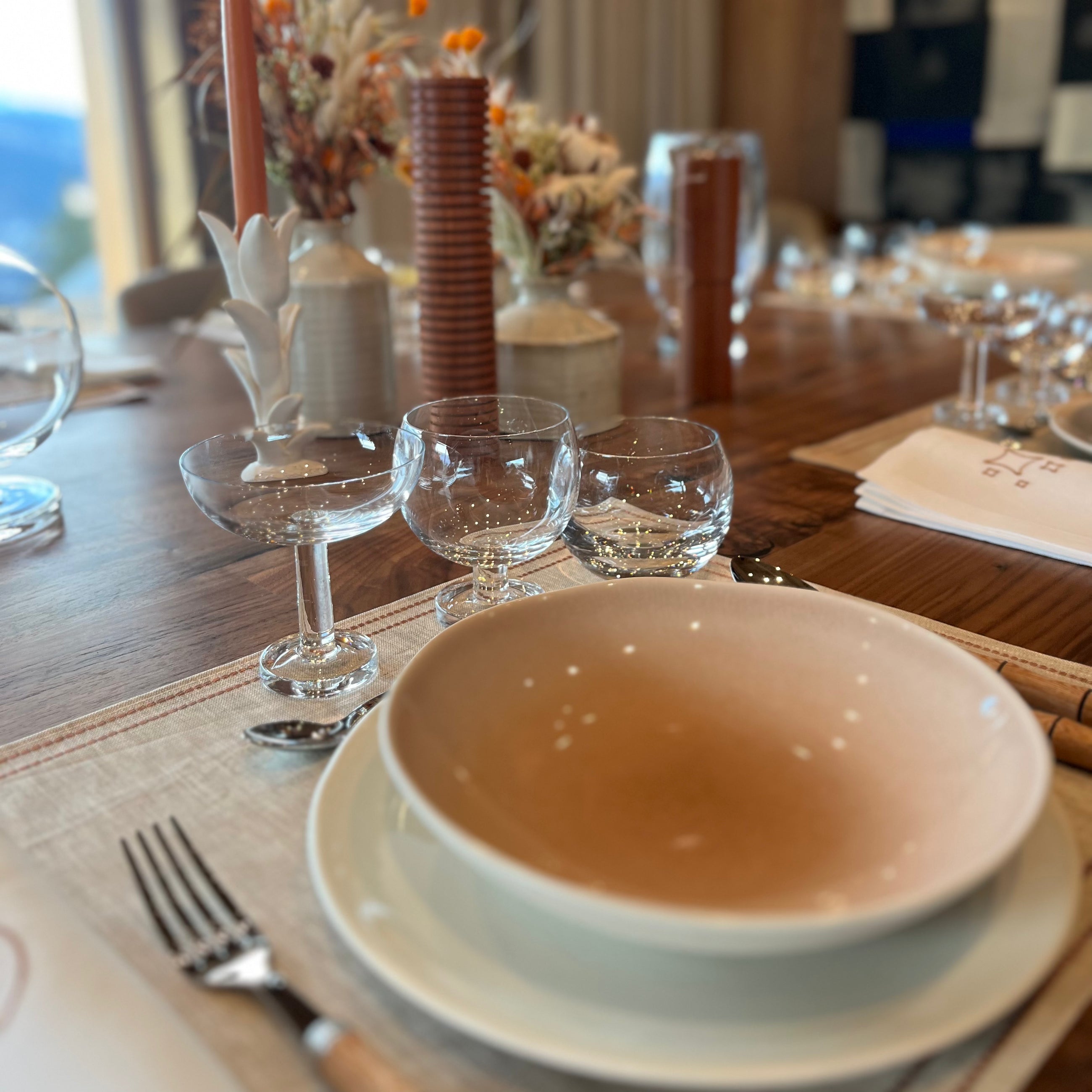 COUPE À CHAMPAGNE TULIPE - LOT DE 4