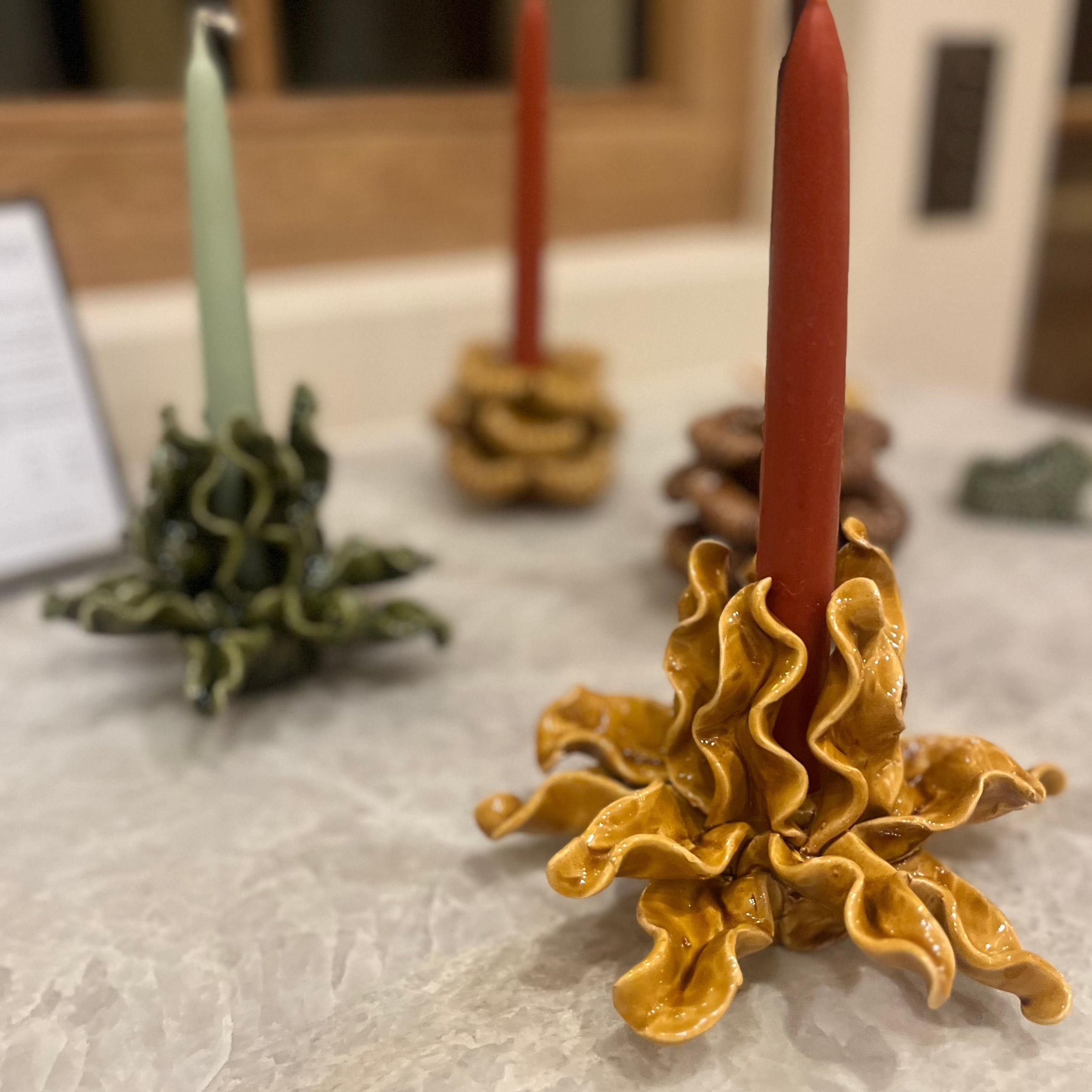 BOUGEOIR ALGUES - MIEL