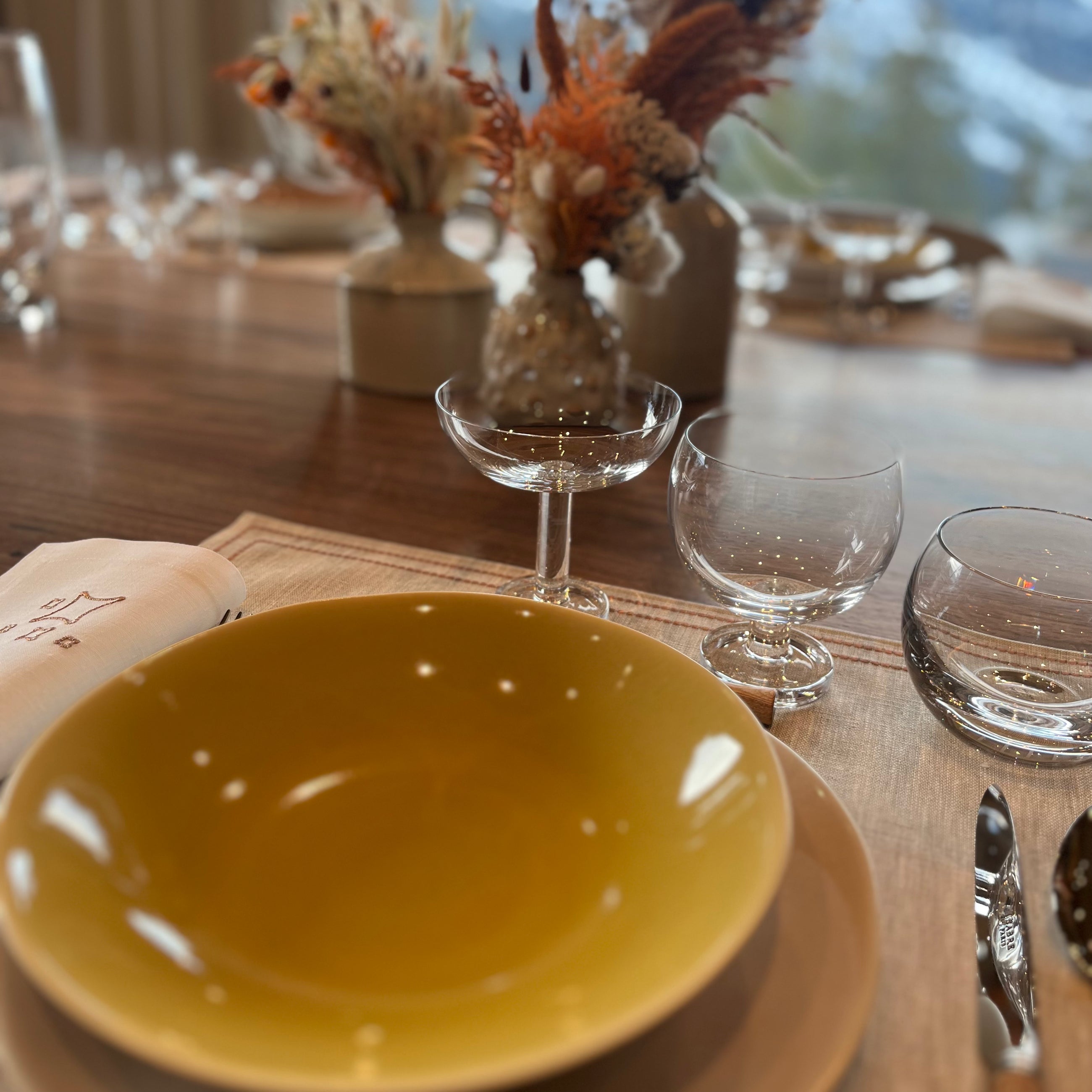 COUPE À CHAMPAGNE TULIPE - LOT DE 4