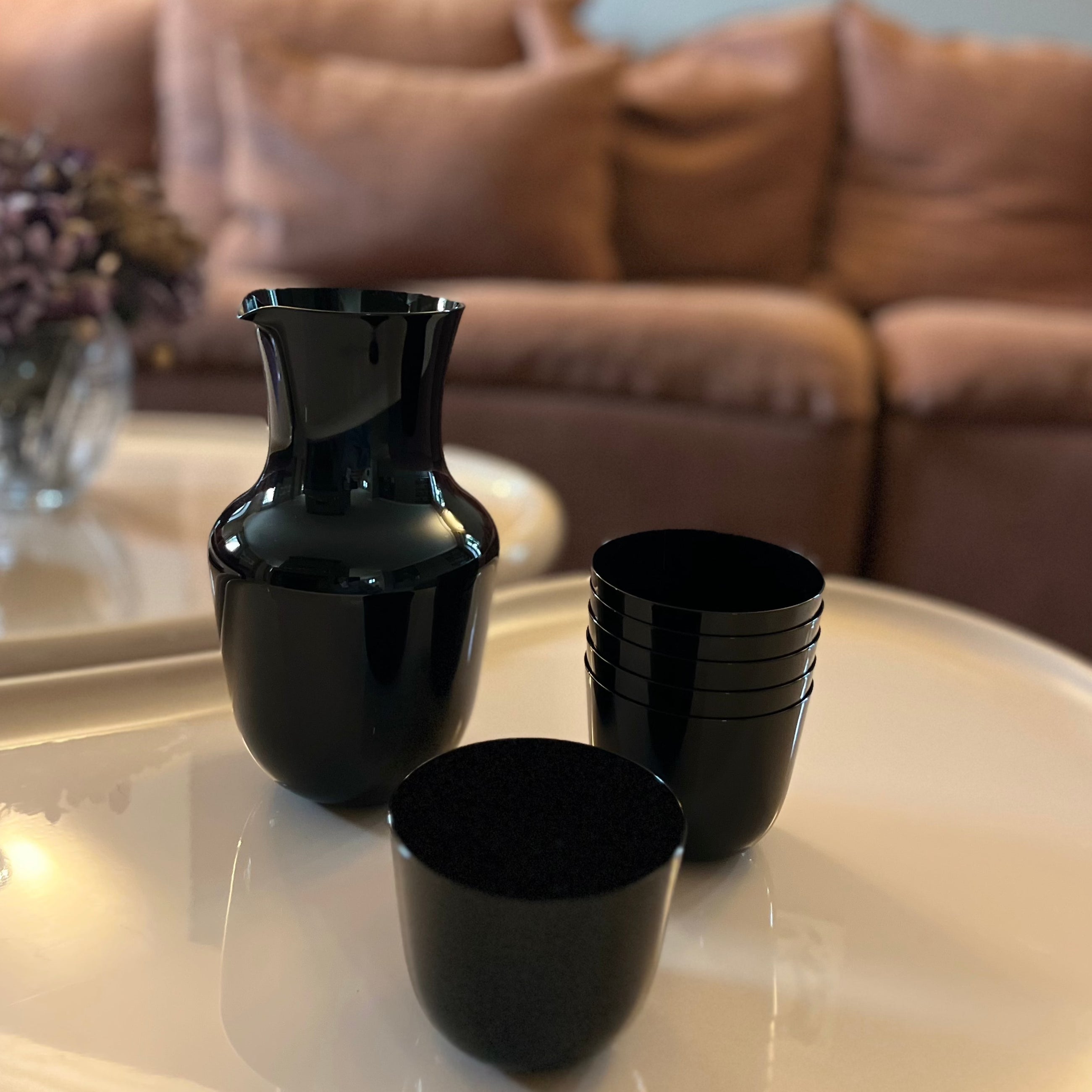 ALPHA BLACK WATER PITCHER