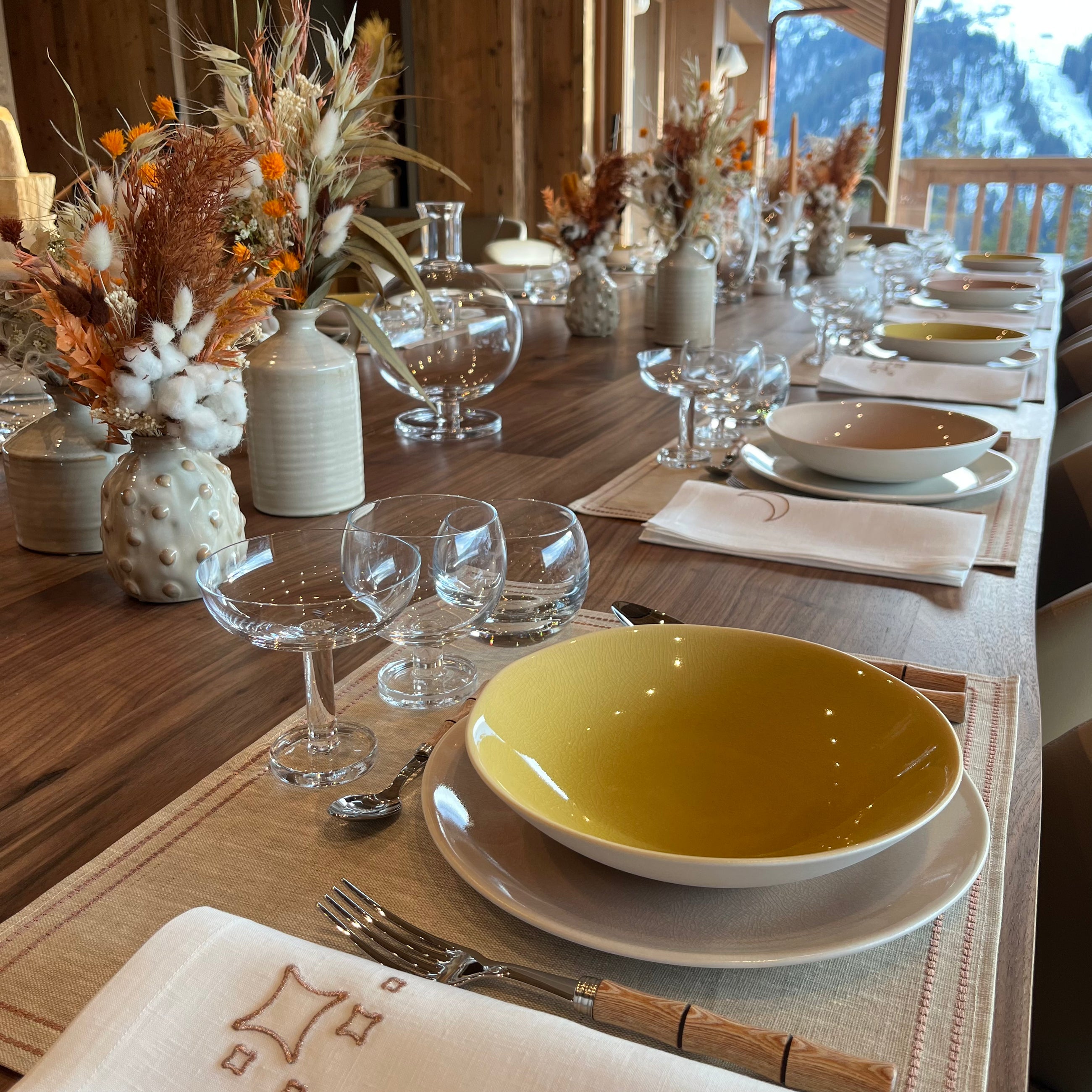 COUPE À CHAMPAGNE TULIPE - LOT DE 4