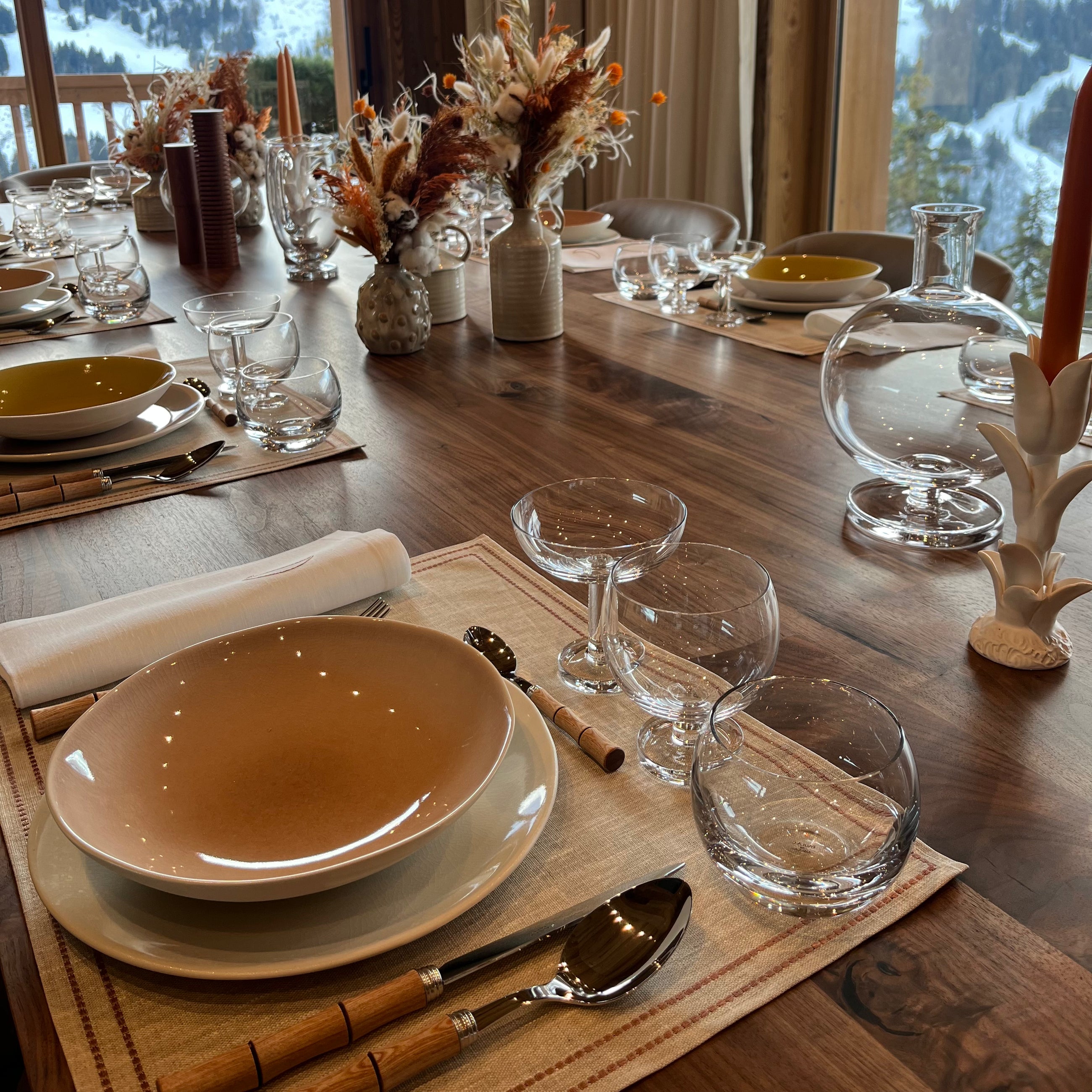 COUPE À CHAMPAGNE TULIPE - LOT DE 4