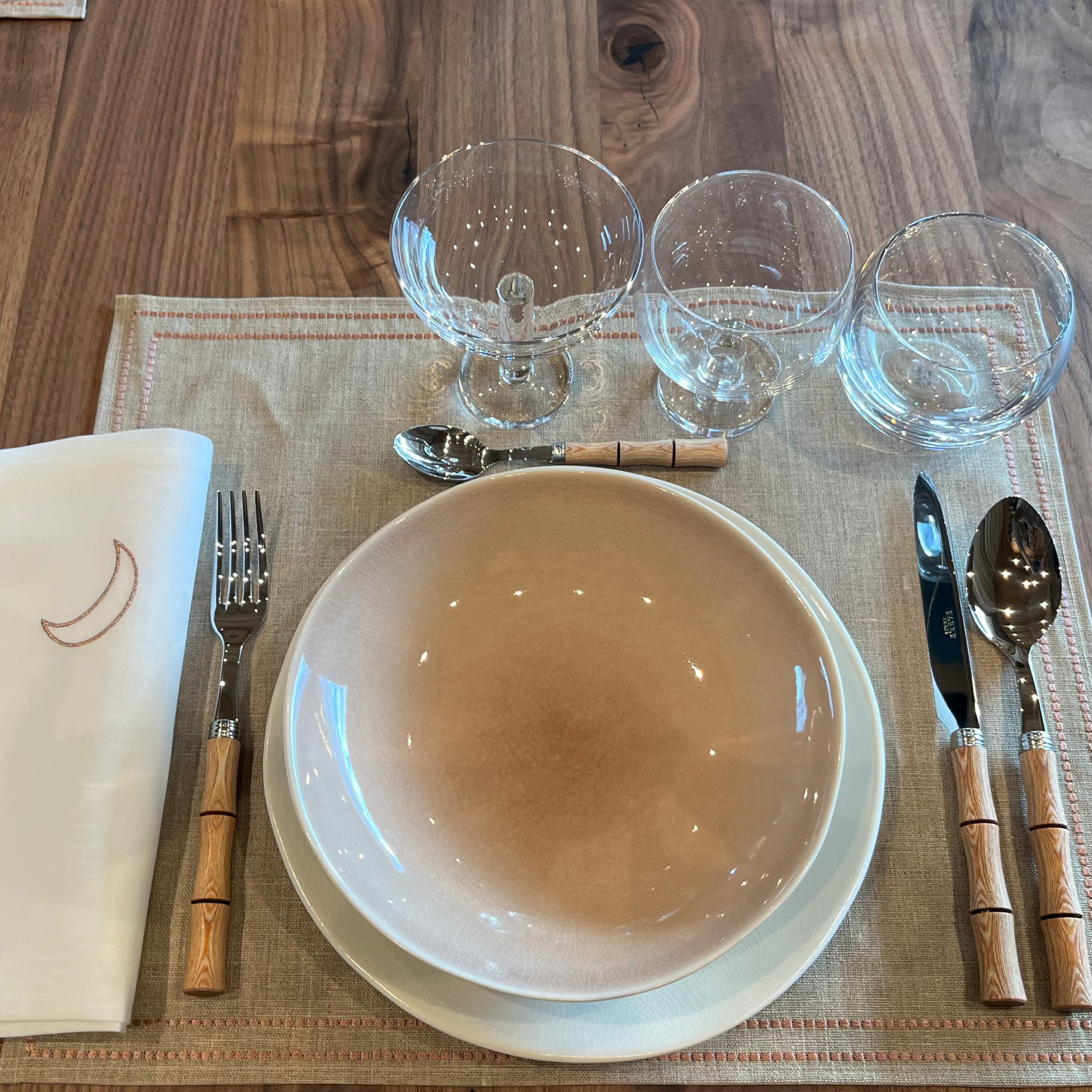 COUPE À CHAMPAGNE TULIPE - LOT DE 4