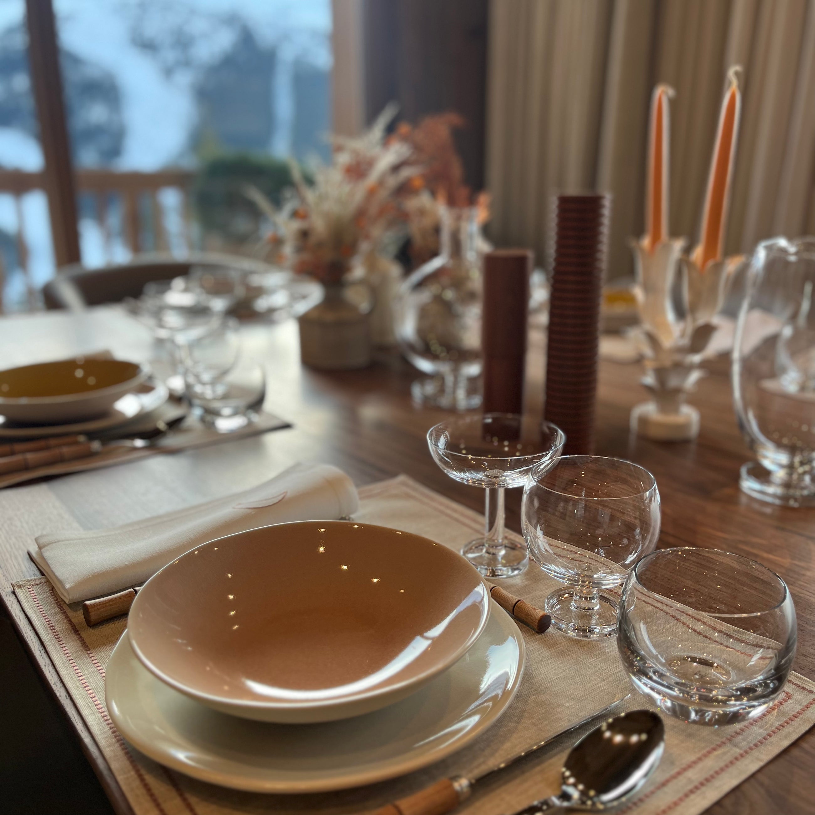 COUPE À CHAMPAGNE TULIPE - LOT DE 4