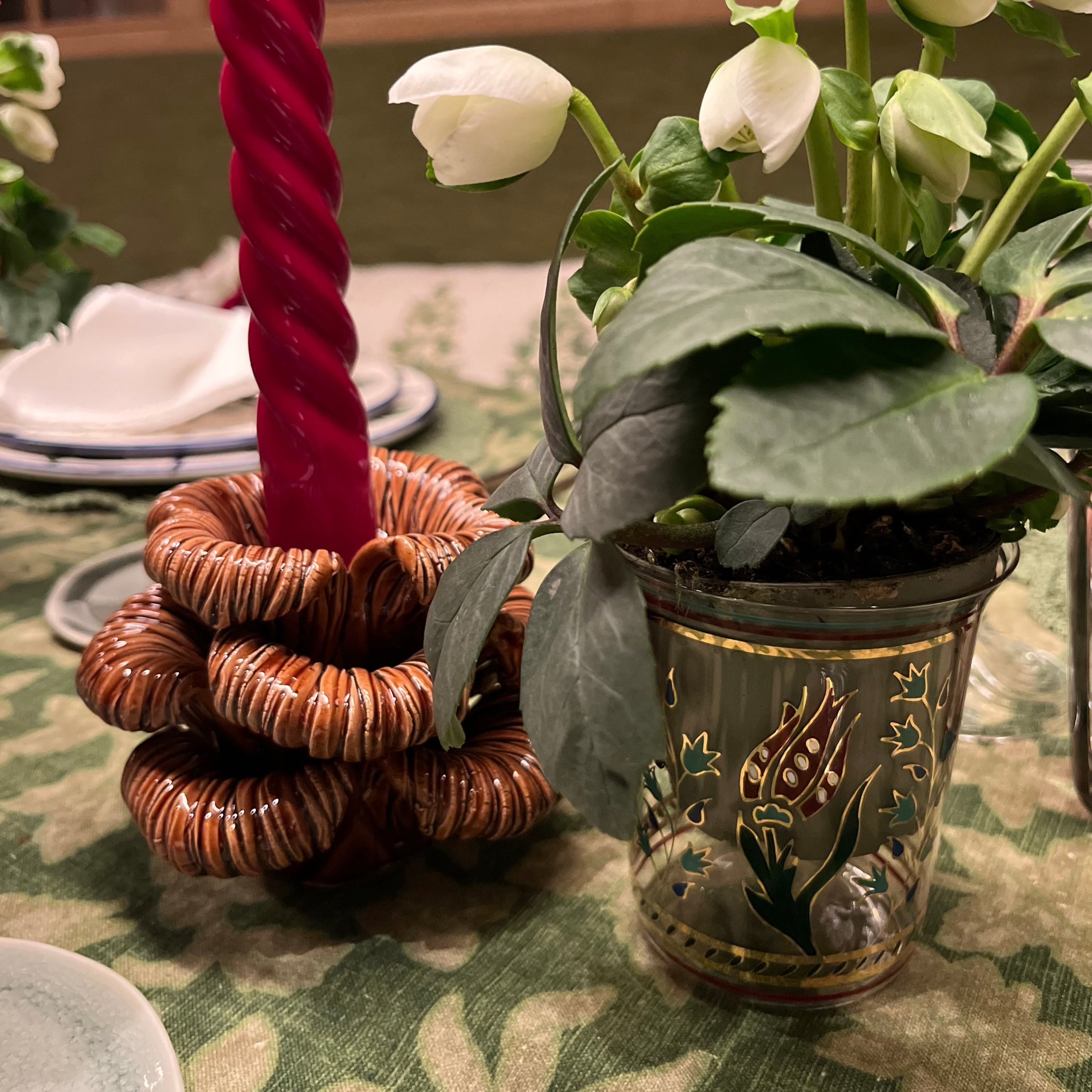 MINI BOUGEOIR FOLIES BERGERES - COGNAC