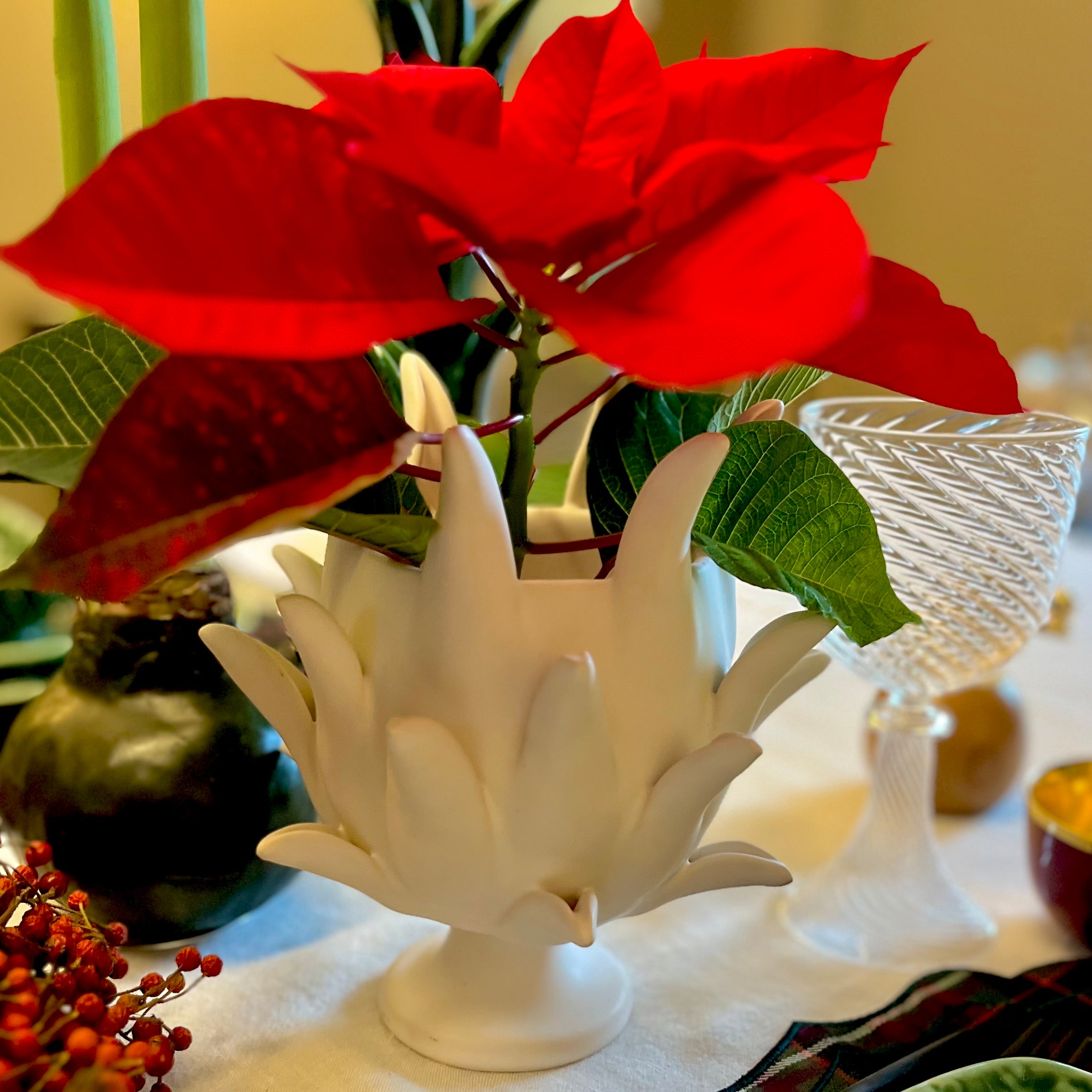 FLAME CUTTER WHITE MAT - SET OF 2