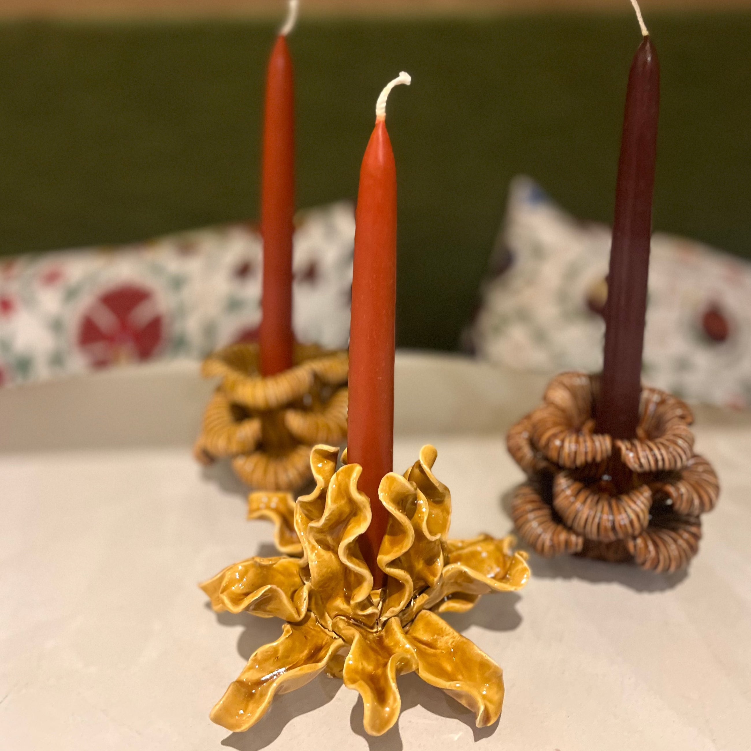 MINI BOUGEOIR FOLIES BERGERES - COGNAC