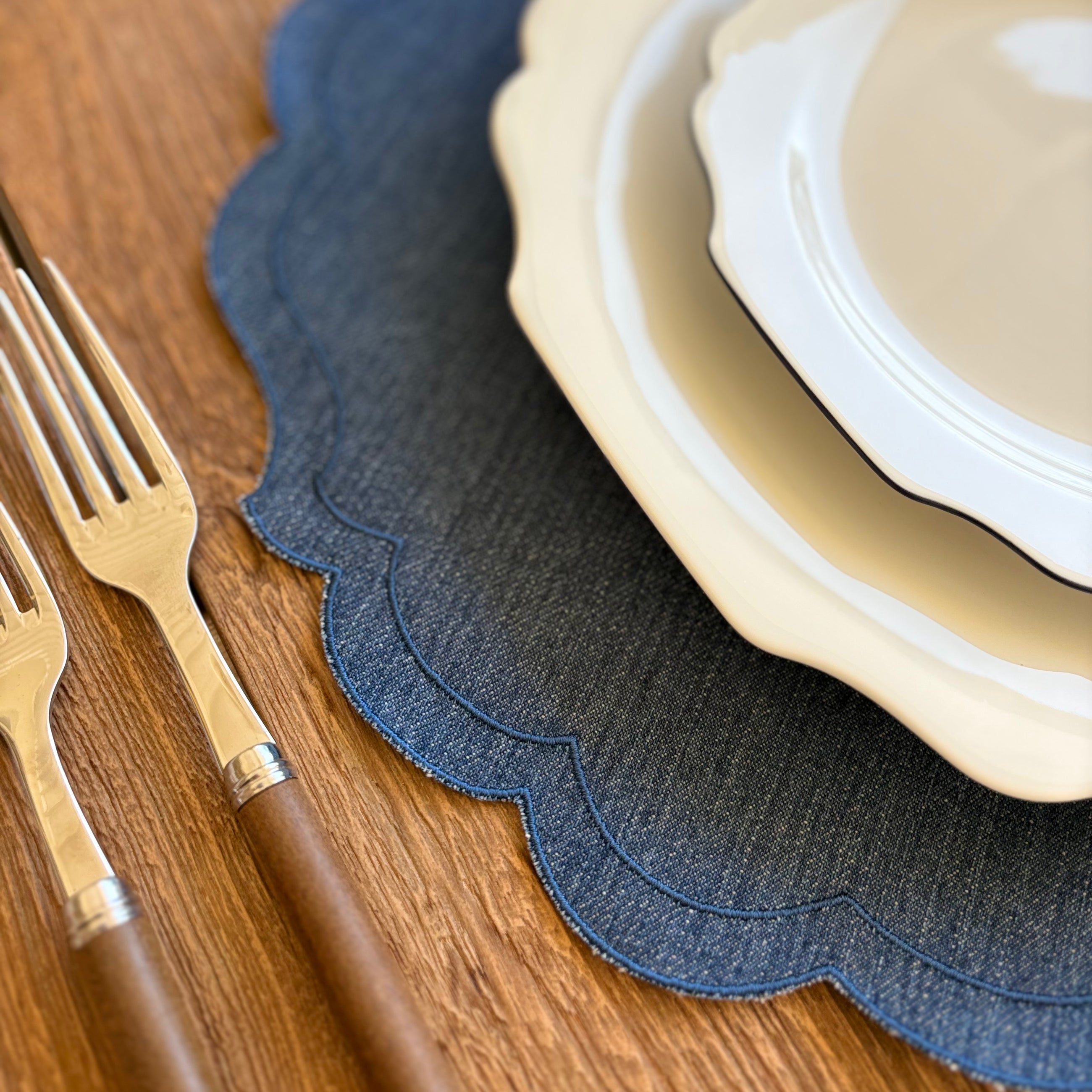 PLACEMAT VICTORIA JEAN BLUE - SET OF 4