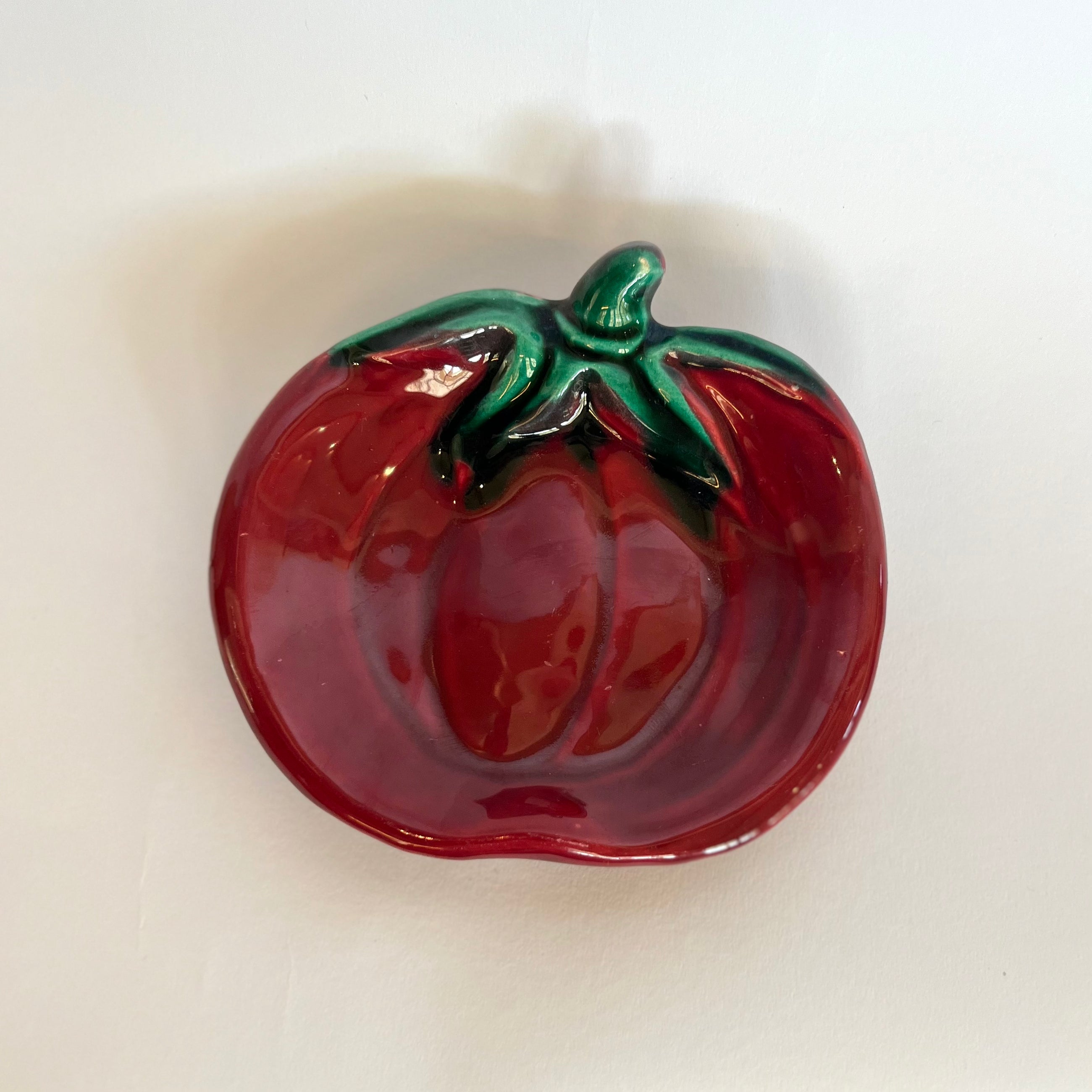 VINTAGE TOMATO SALT, PEPPER AND MUSTARD SET