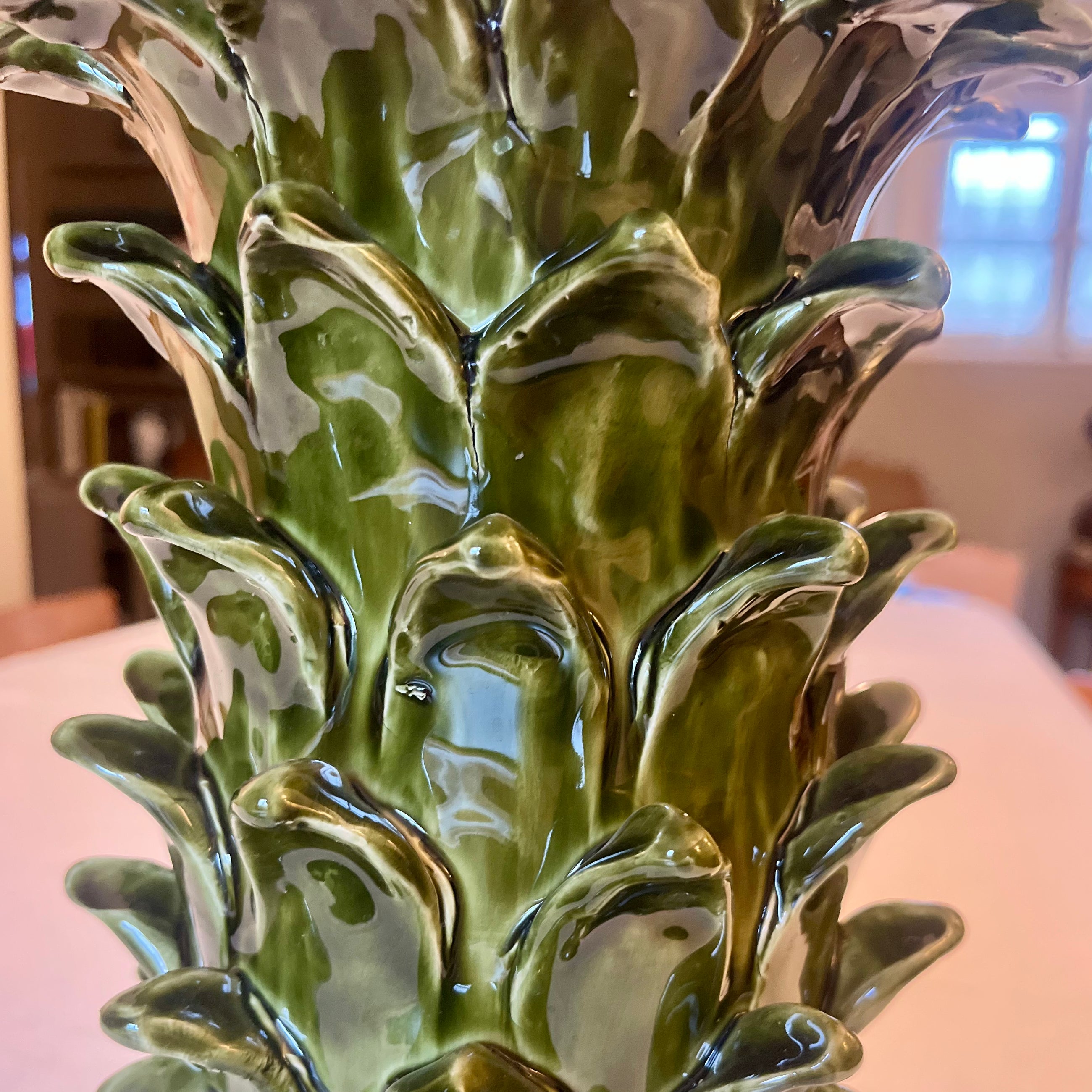 VASE ARTICHOKE KAKI