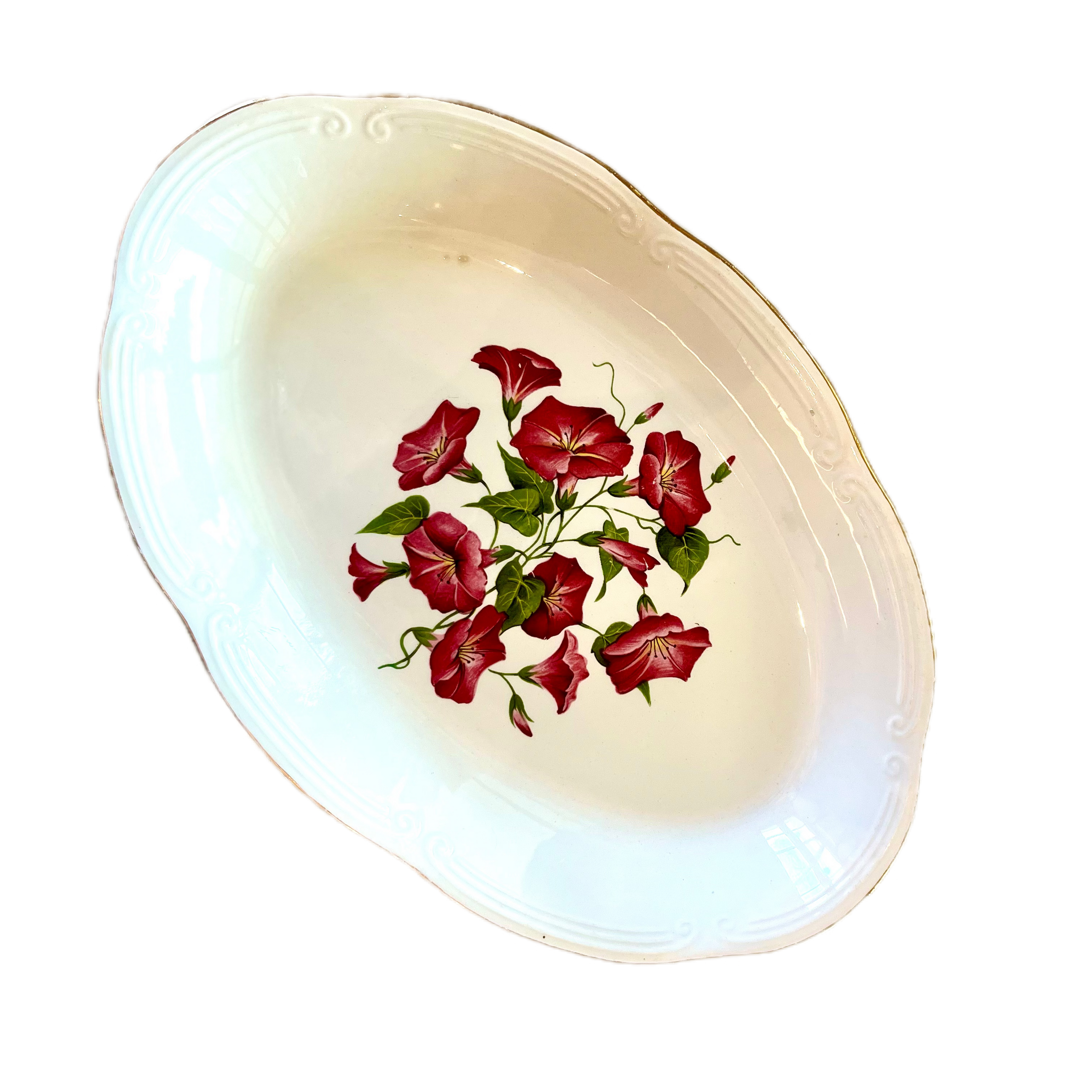 VINTAGE LISERON DESSERT PLATE - SET OF 26