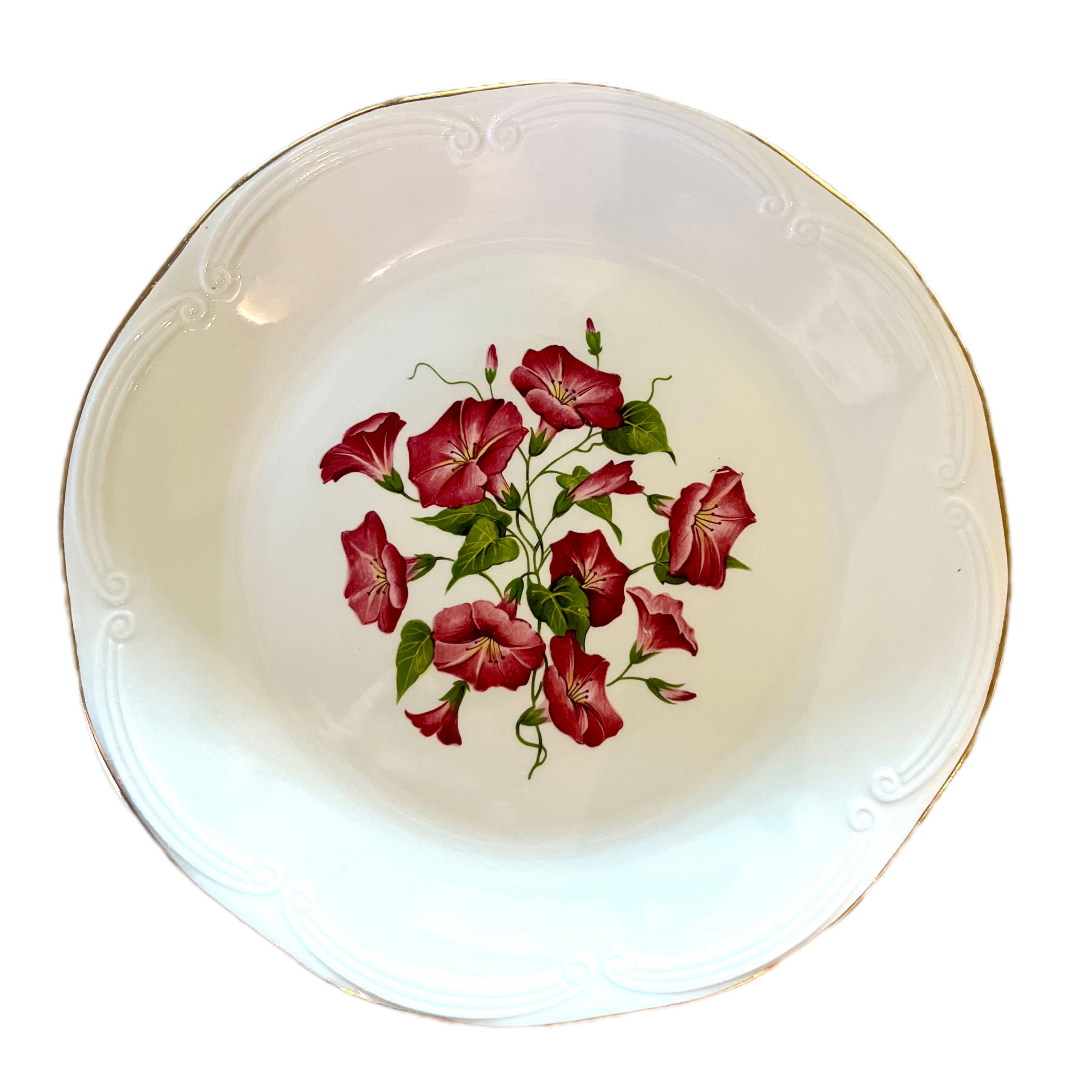 VINTAGE LISERON DESSERT PLATE - SET OF 26