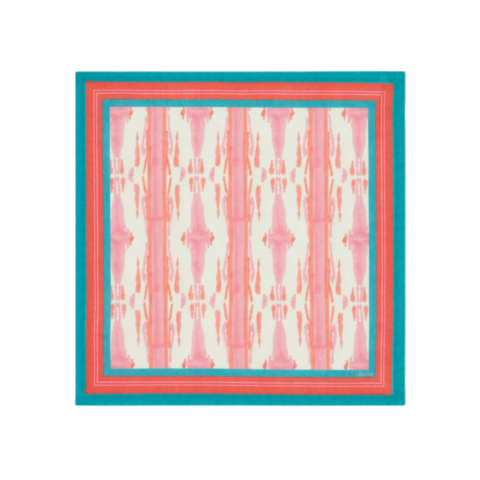 SERVIETTE FLAMME ROSE - LOT DE 12