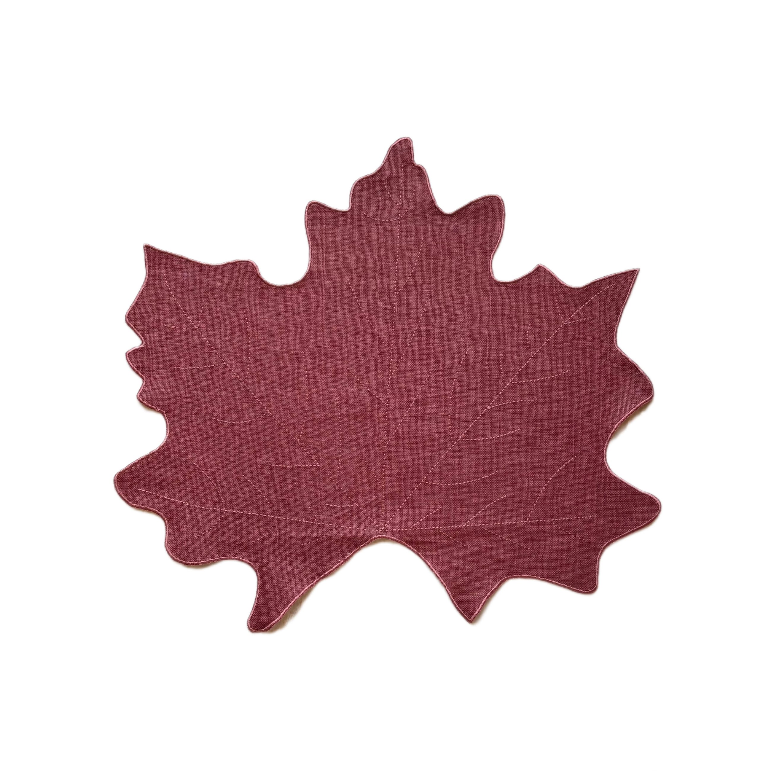 SET DE TABLE KRINKLE MARSALA - LOT DE 4