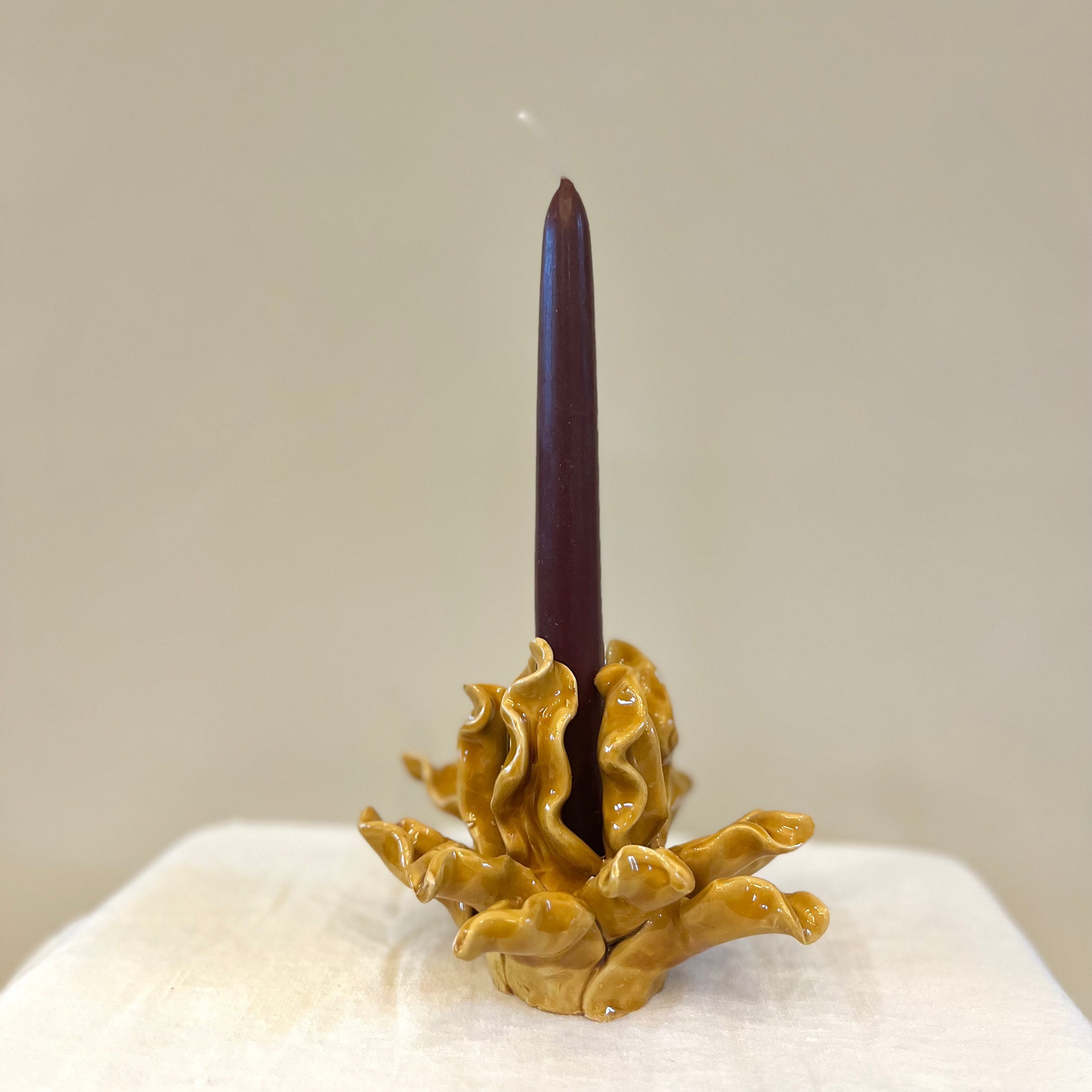 BOUGEOIR ALGUES - MIEL