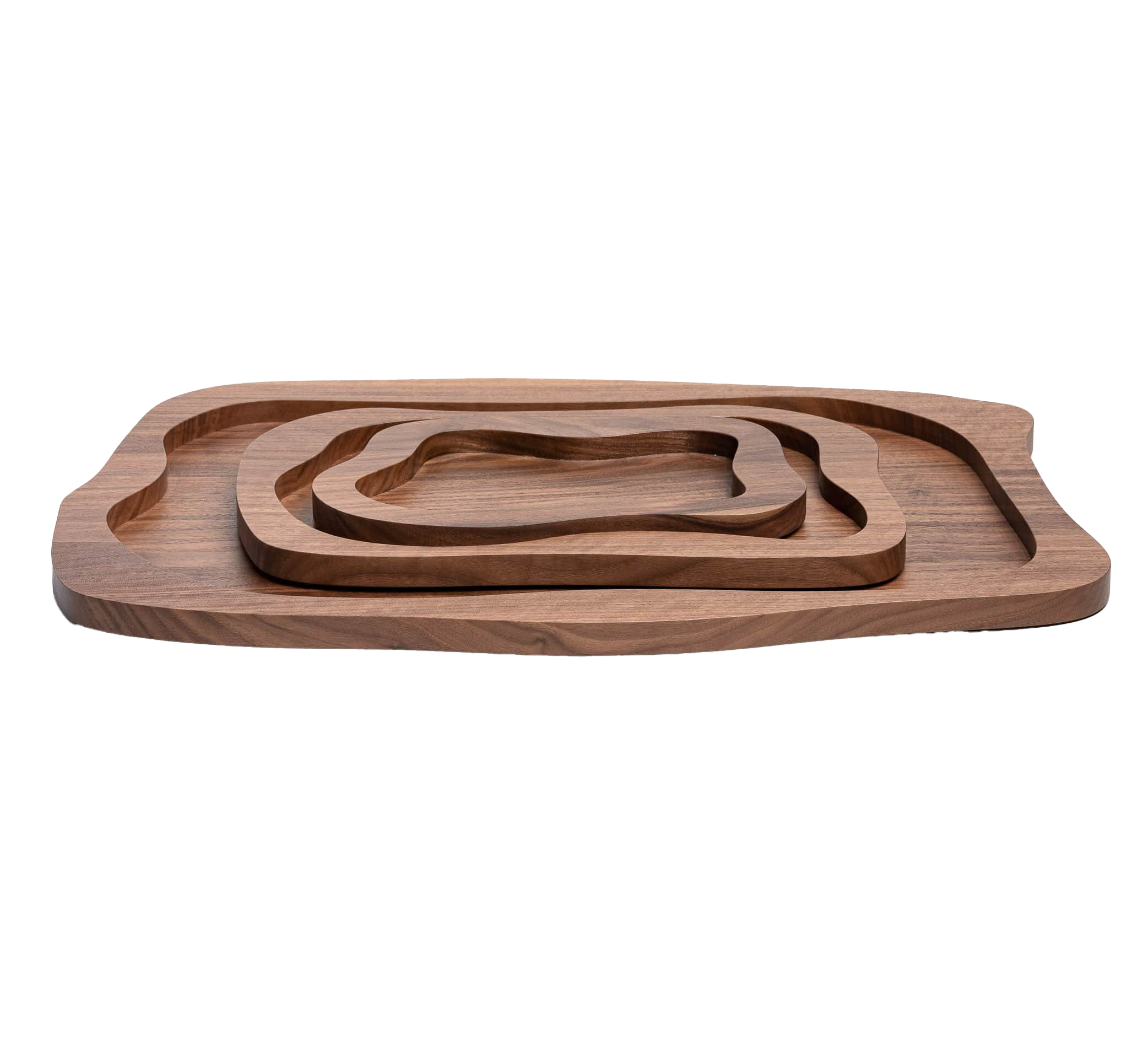 WOODEN TRAY MORIBANA MEDIUM WALNUT