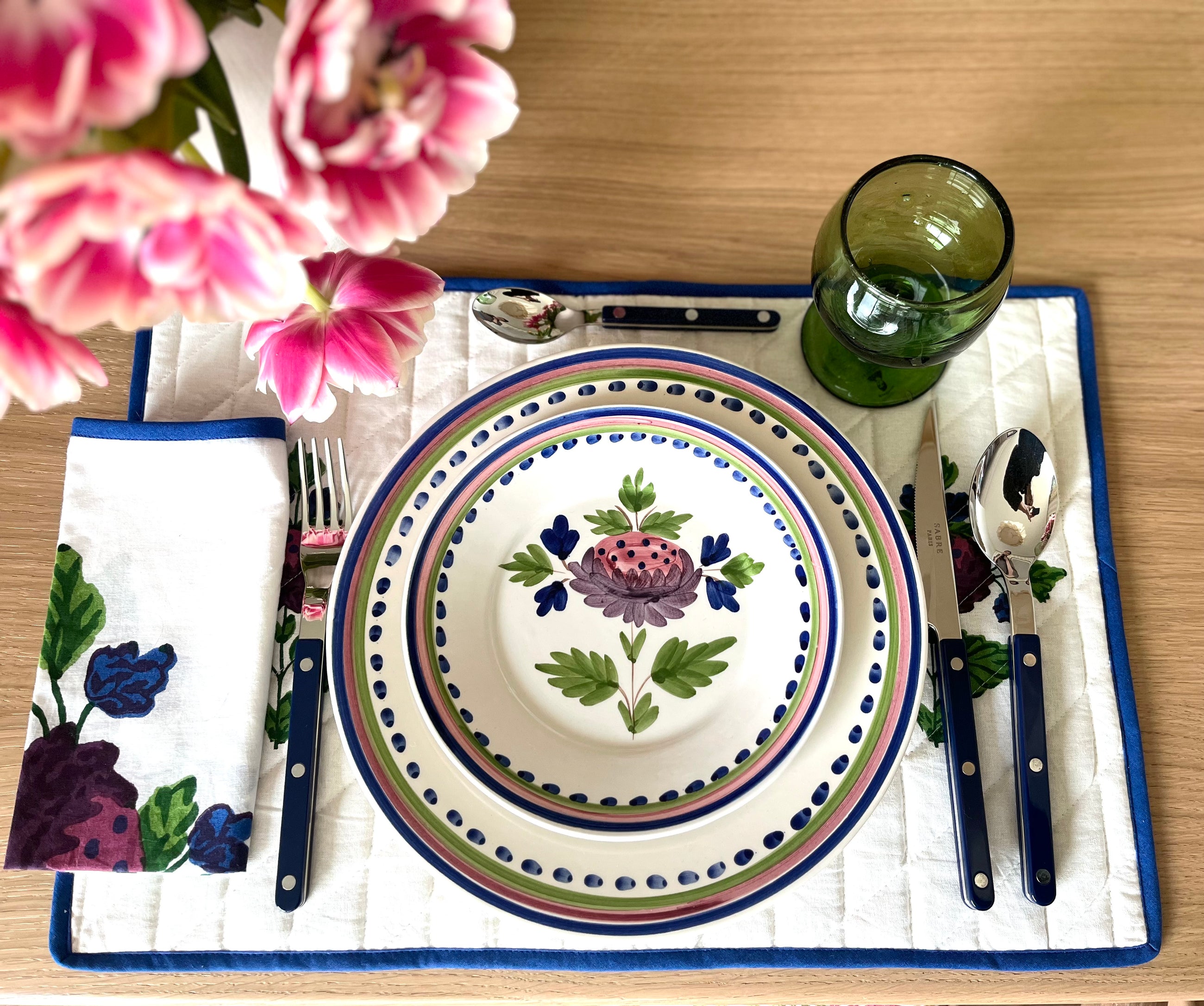 SET DE TABLE ARTICHAUT - LOT DE 4