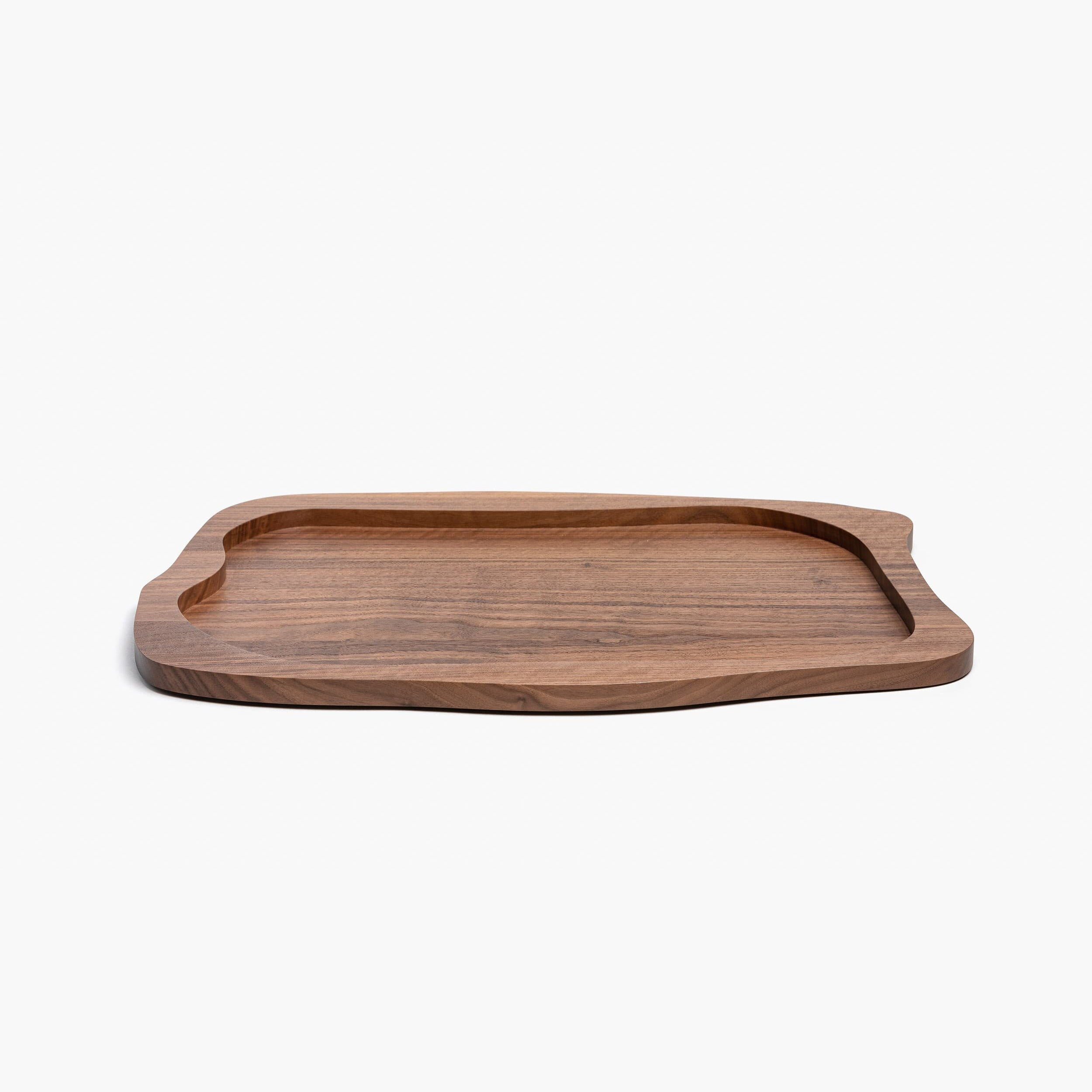 PLATEAU EN BOIS MORIBANA GRAND NOYER