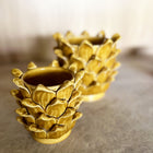 POT POUR PLANTE D'ARTICHAUT XS - JAUNE MIEL