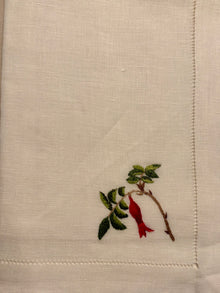 NAPKIN WILD ROSE BERRY- SET OF 4