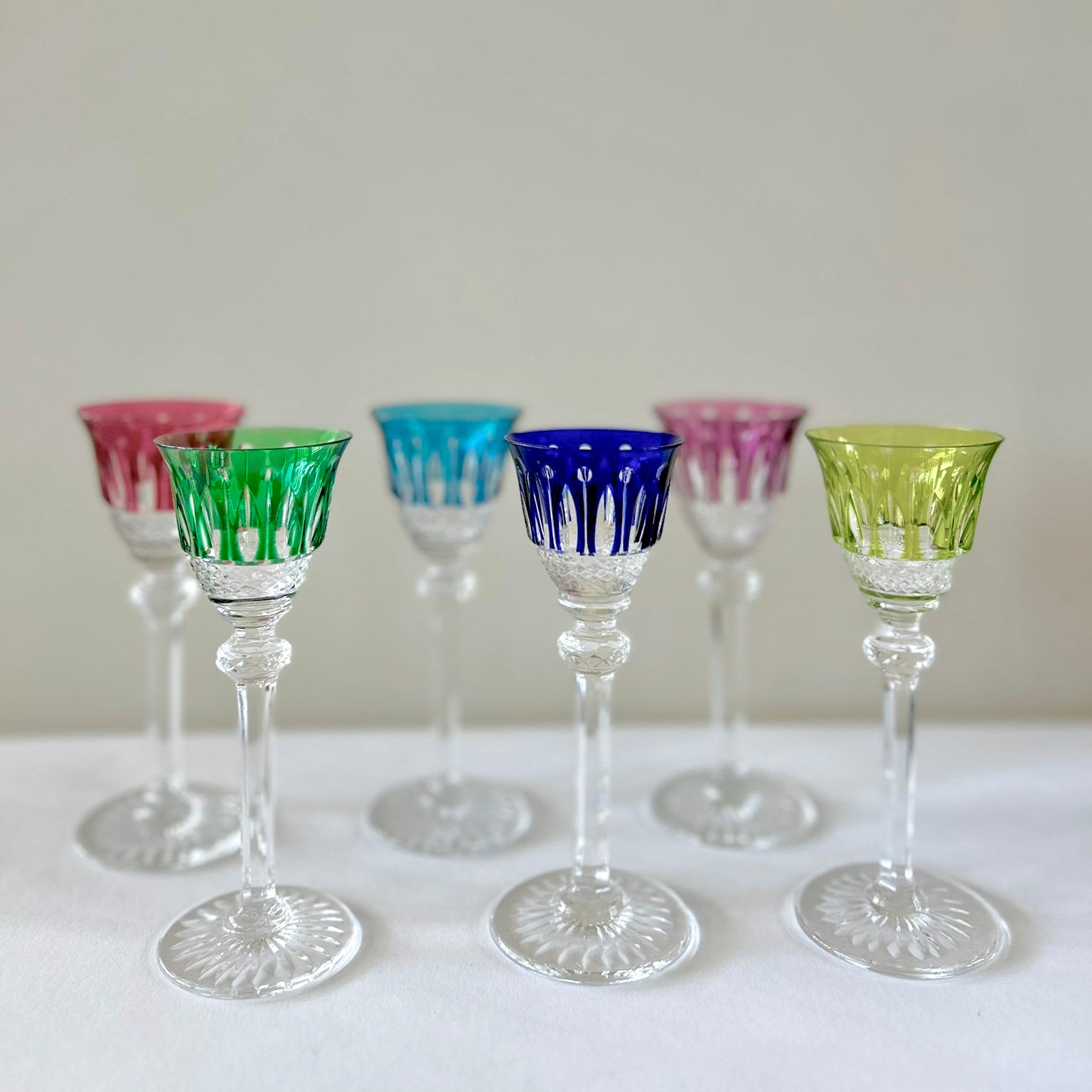 CRYSTAL LIQUEUR GLASS - SET OF 6