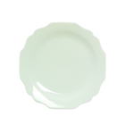 ASSIETTE PLATE BELVEDERE BLANCHE