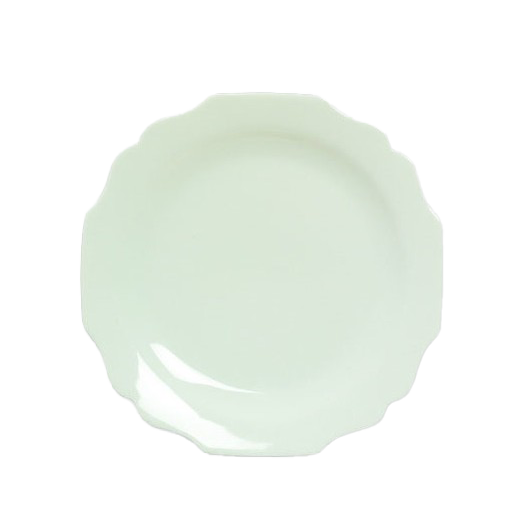 ASSIETTE PLATE BELVEDERE BLANCHE