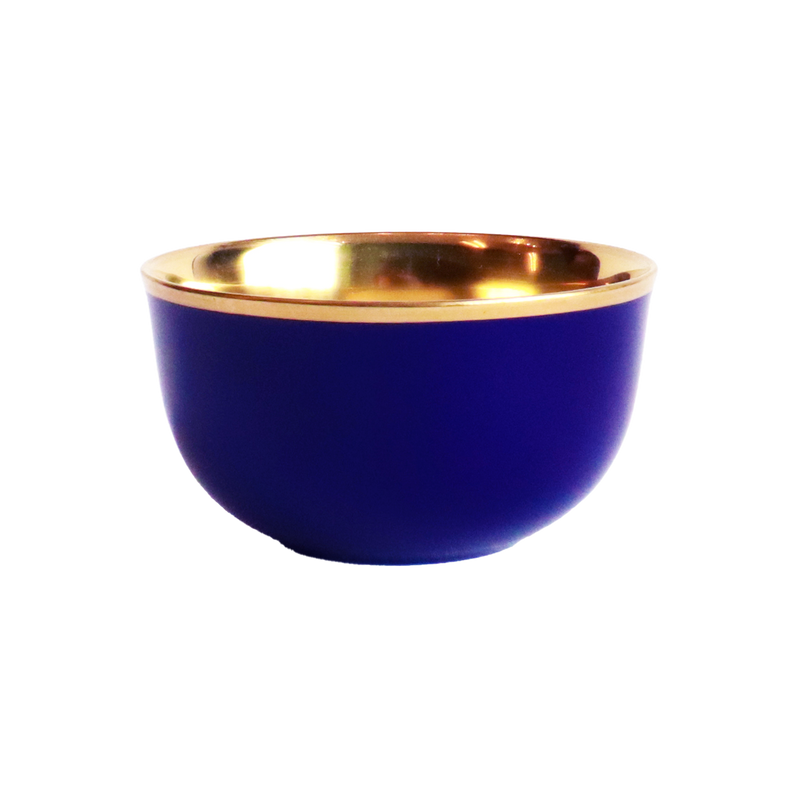 GRAND BOL BELVEDERE COBALT ET OR