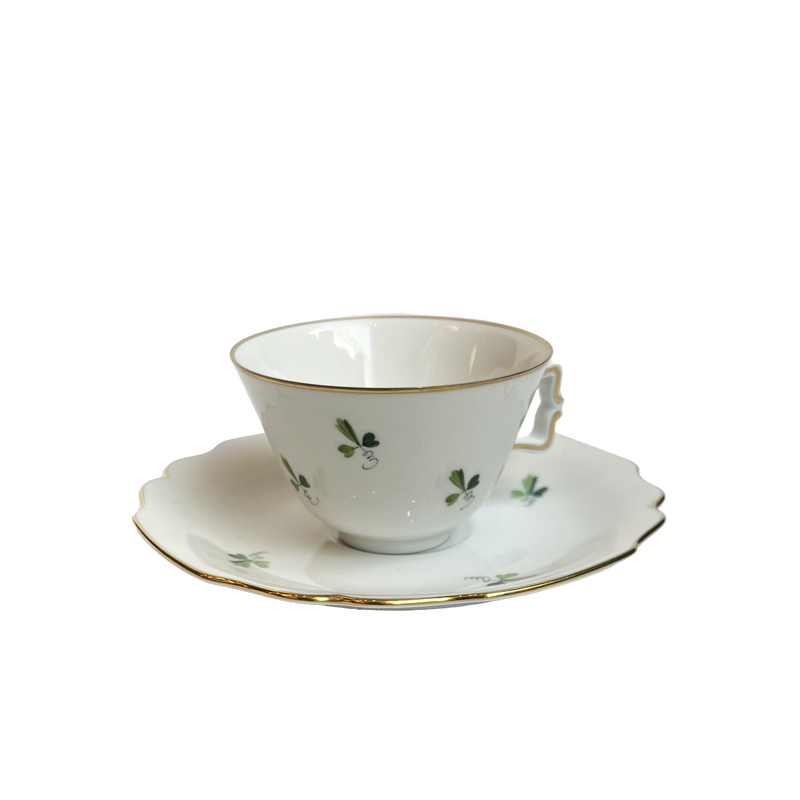 TASSE À ESPRESSO BELVEDERE FEUILLES DE RAISIN ÉPARGNÉES - LOT DE 2