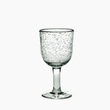 WHITE WINE GLASS WITH BUBBLES - SET OF 4