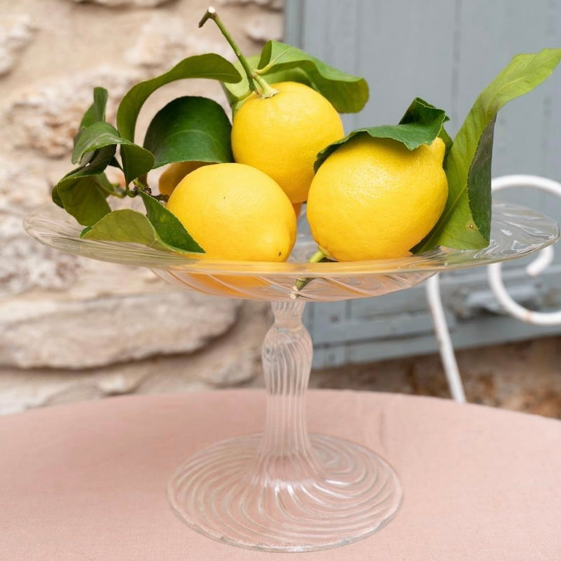 STRIPED CAKE STAND LARGE