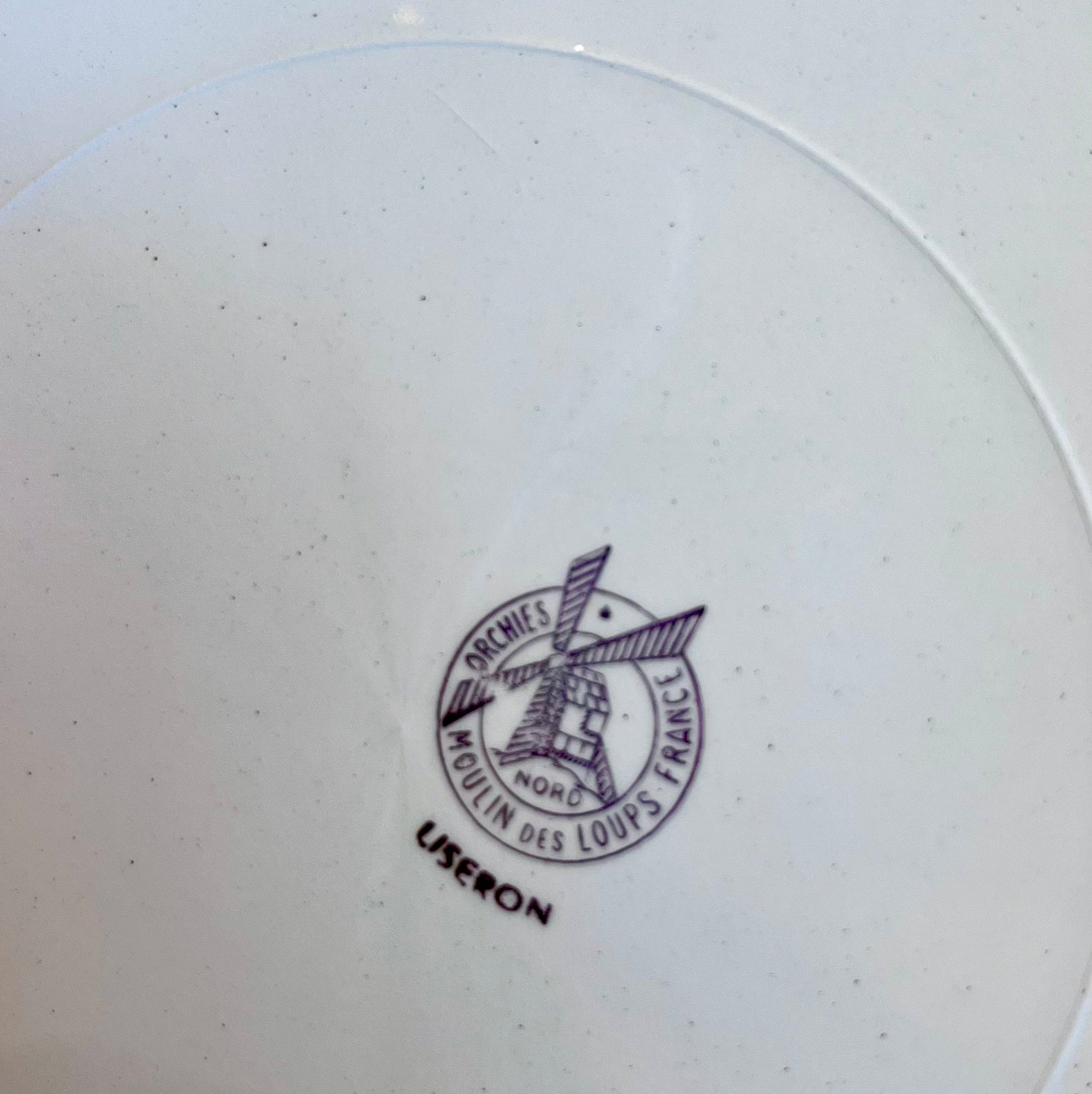 ASSIETTE À DESSERT VINTAGE LISERON - LOT DE 12 