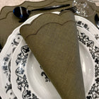 NAPKIN PARENTESI OLIVE - SET OF 4