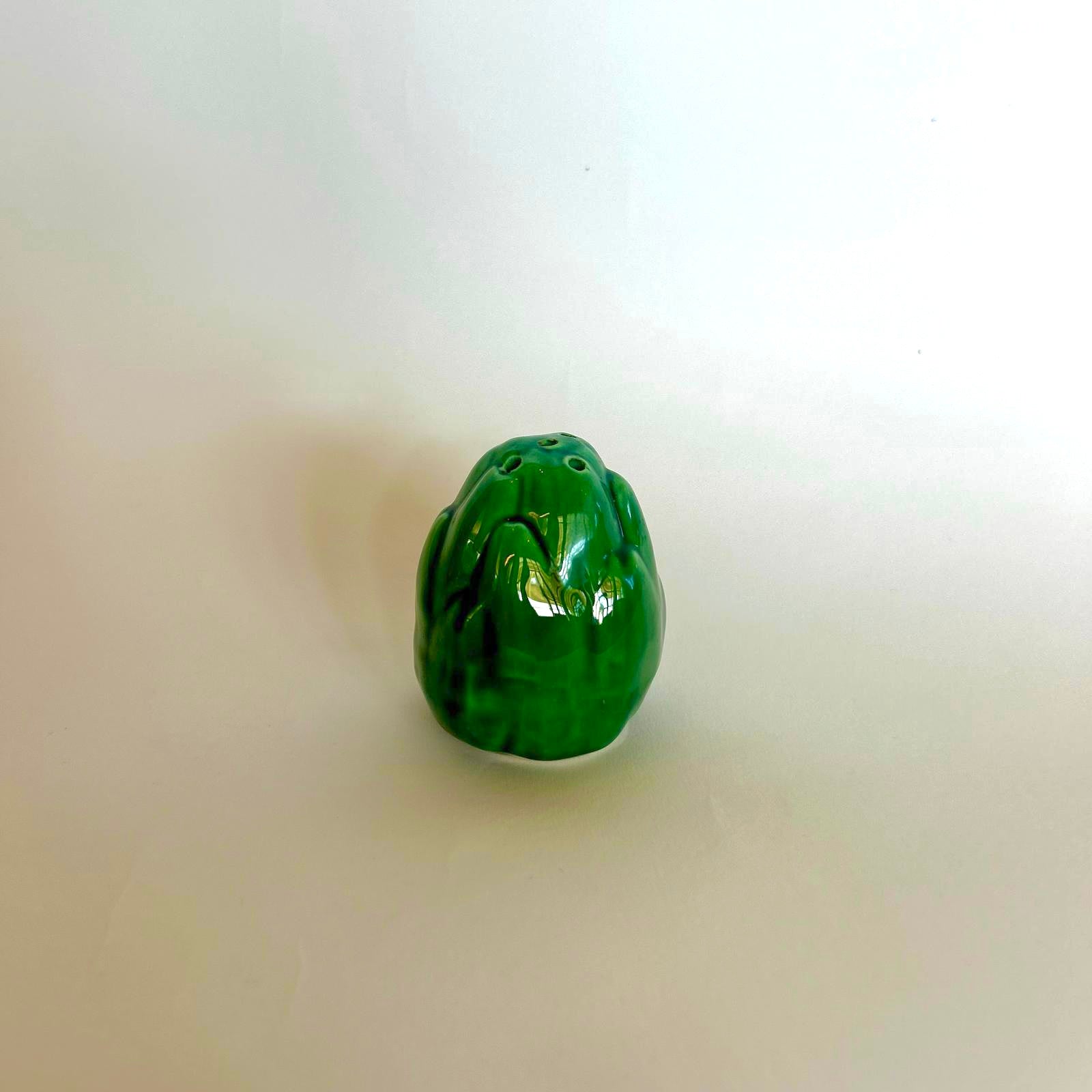 VINTAGE BARBOTINE ARTICHOKE SALT SHAKER