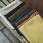 SERVIETTES HUDSON CANNELLE - LOT DE 4