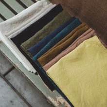 SERVIETTES HUDSON CANNELLE - LOT DE 4