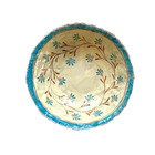 ASSIETTE DE SERVICE FLEUR SAUVAGE D'AZUR