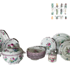 VINTAGE LUNEVILLE FAIENCE  - SET OF 18