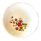 ASSIETTE FLEURIE VINTAGE - LOT DE 12