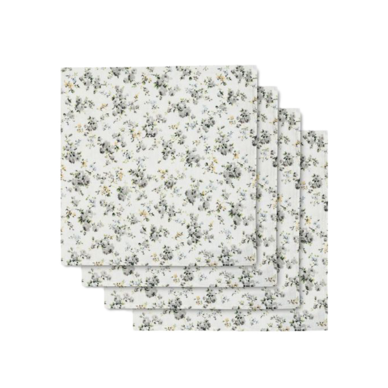 NAPKIN SOFIA BLACK - SET OF 4