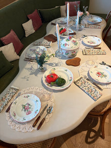 VINTAGE LUNEVILLE FAIENCE  - SET OF 18