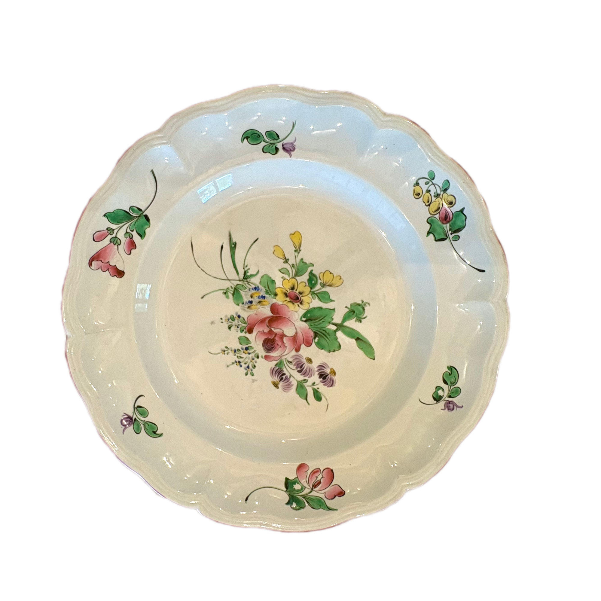 VINTAGE LUNEVILLE FAIENCE  - SET OF 18