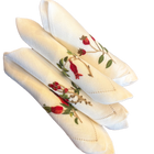 COCKTAIL NAPKIN WILD ROSE BERRY- SET OF 4