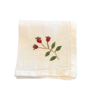 COCKTAIL NAPKIN WILD ROSE BERRY- SET OF 4
