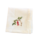 COCKTAIL NAPKIN WILD ROSE BERRY- SET OF 4