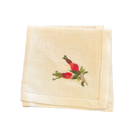 COCKTAIL NAPKIN WILD ROSE BERRY- SET OF 4