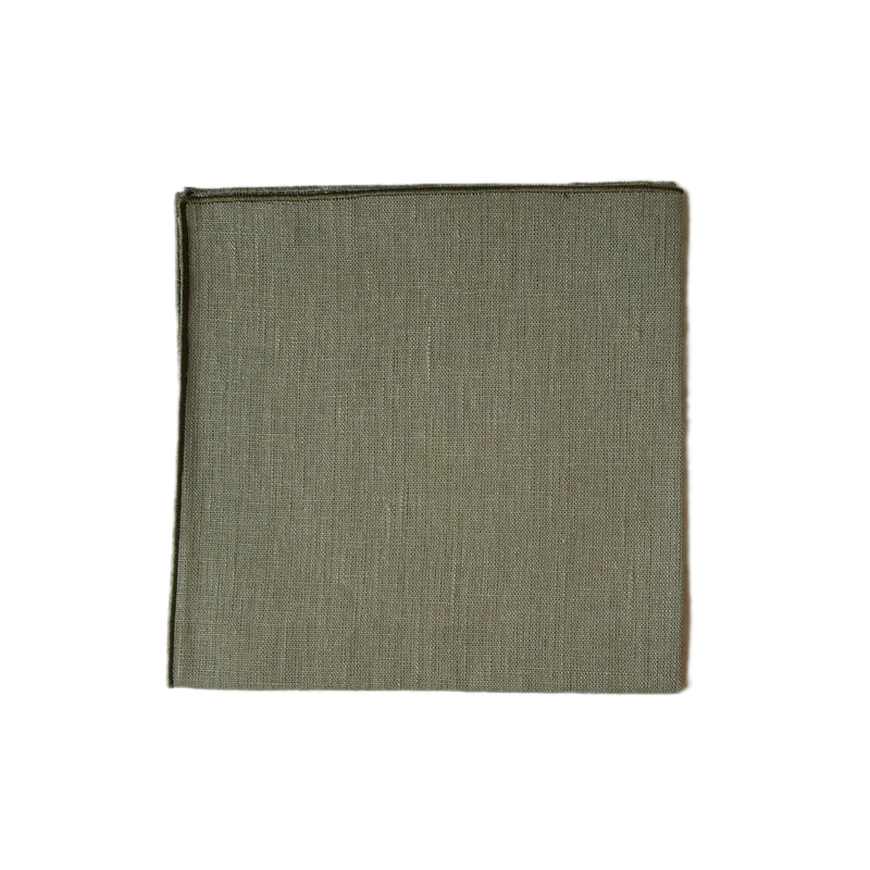NAPKIN QUADRO OLIVE - SET OF 4