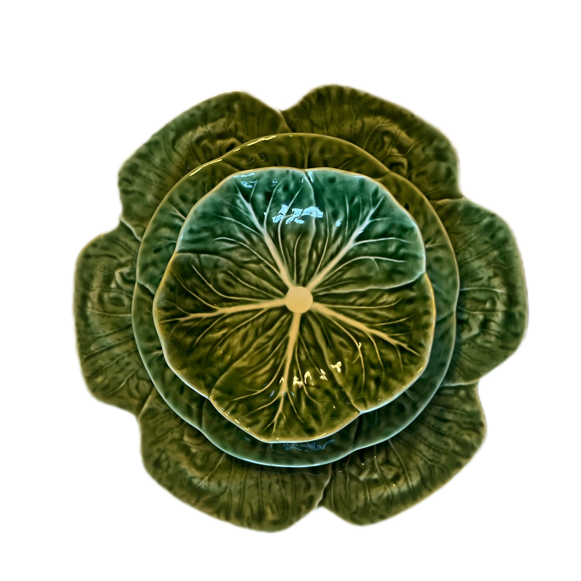 FRUIT PLATE CABBAGE - SET OF 4