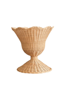 RATTAN SCALLOPED BOWL